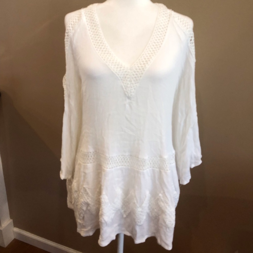 Solitaire Swim Bathing Suit Cover Up, Size S